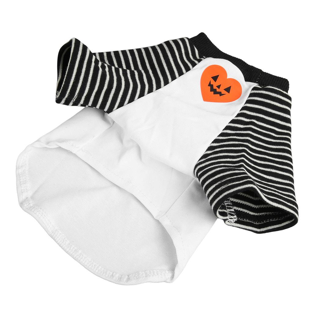 Hundeshirts Niedlich Modisch Halloween Muster Locker Atmungsaktiv Weich Haustier T-Shirt für Hunde Katzen Haustiere XS