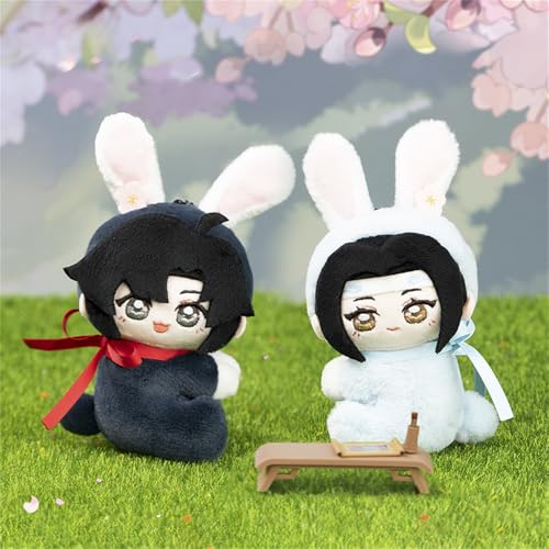 The Master of Diabolism" Peach Dream Rabbit Series Wei Wuxian & Lan Wangji Plush Pendant Character Cute Plush Toy Official Anime Merchandise