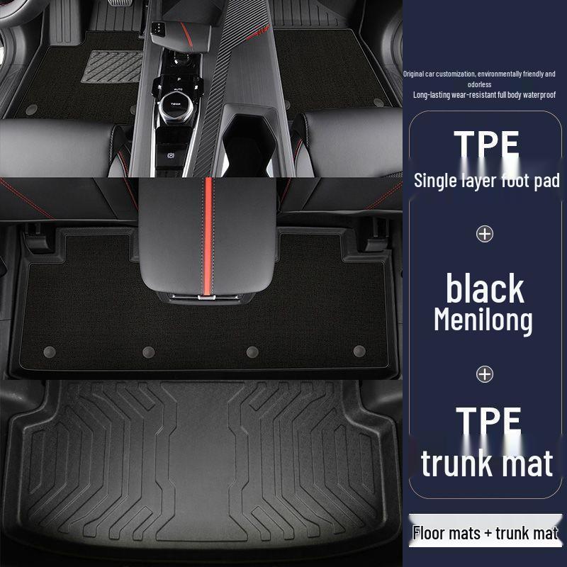 Waterproof TPE Floor & Trunk Mats for Changan Oshan Z6/Z6iDD - Full Coverage