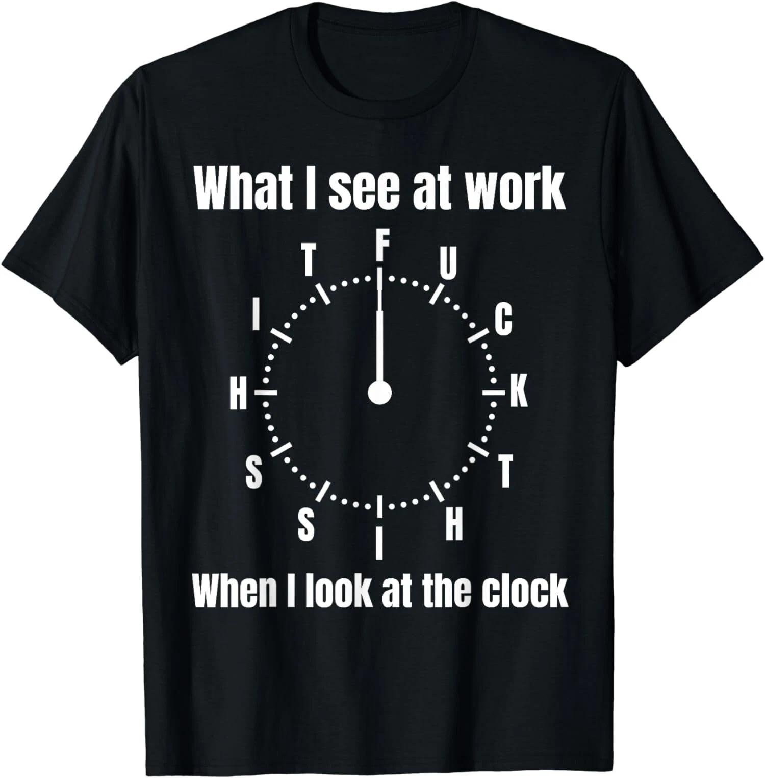 Funny Sayings I Hate My Job Work, Employe Gift T-Shirt M