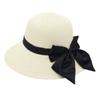 Bow Straw Hat Big Edge Visor Beach Hat Ribbon Straw Hat Mom Hat Ladies