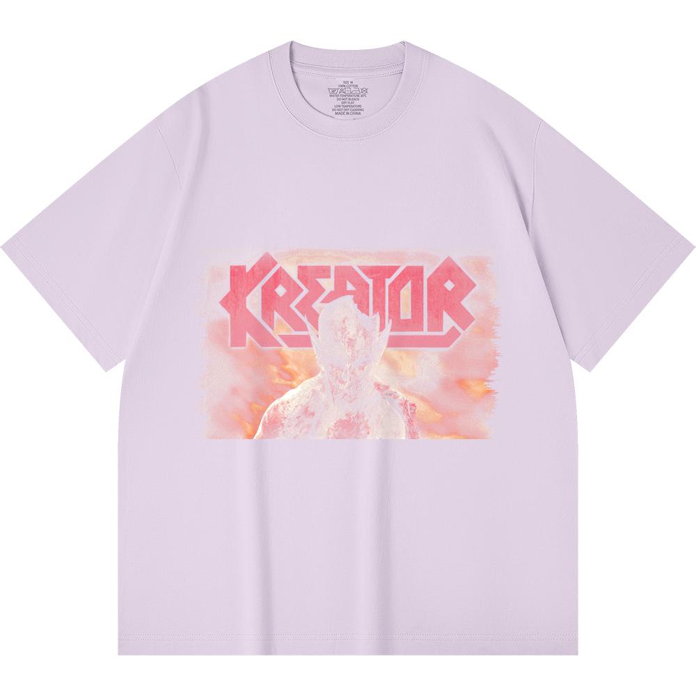 230 Gsm 100% Cotton Heavy Metal T-Shirt  Rock Band Popular Music Print Unisex Heavy Cotton T Shirt