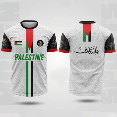 Men's T-shirt National Flag Printed T-shirt Summer Sports Men's and Women's Short Sleeved Loose T-shirt