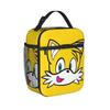 Insulated Lunch Bag Sonices Face Accessories  Lunch Container INS Trendy Thermal Cooler Bento Box For School