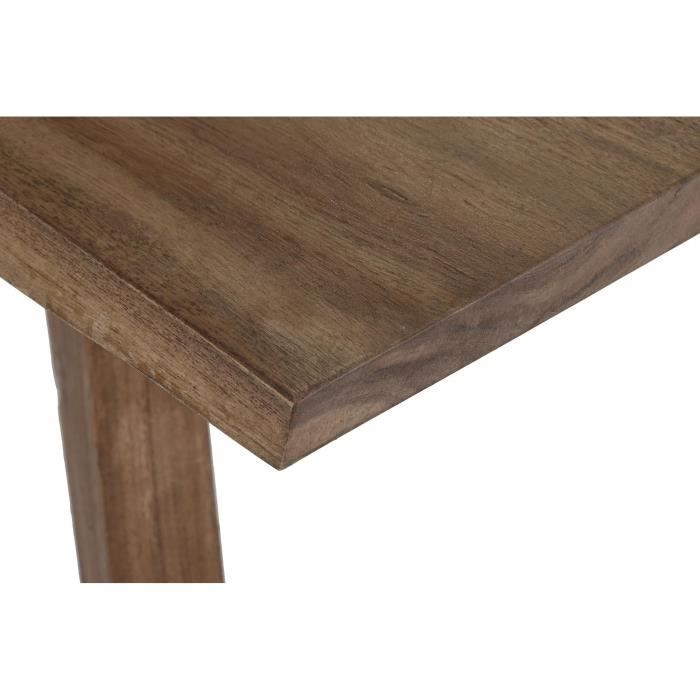 Table d'appoint - Acacia - 120 x 80 x 40 cm - Design colonial - Couleur marron