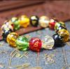 Five Elements And Six Characters Mantra Bracelet For Couples, 12mm