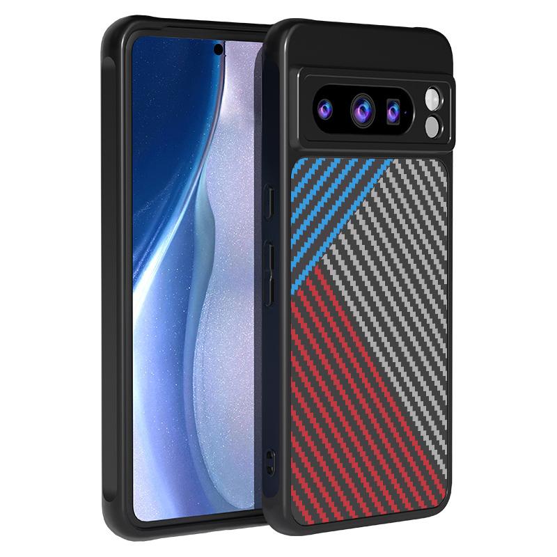 Striped Pattern Magnetic Phone Case For Google Pixel 10 8 7 Pro 9A 8A Pixel 9 10 Pro XL For Magsafe Wireless Charging Hard Cover