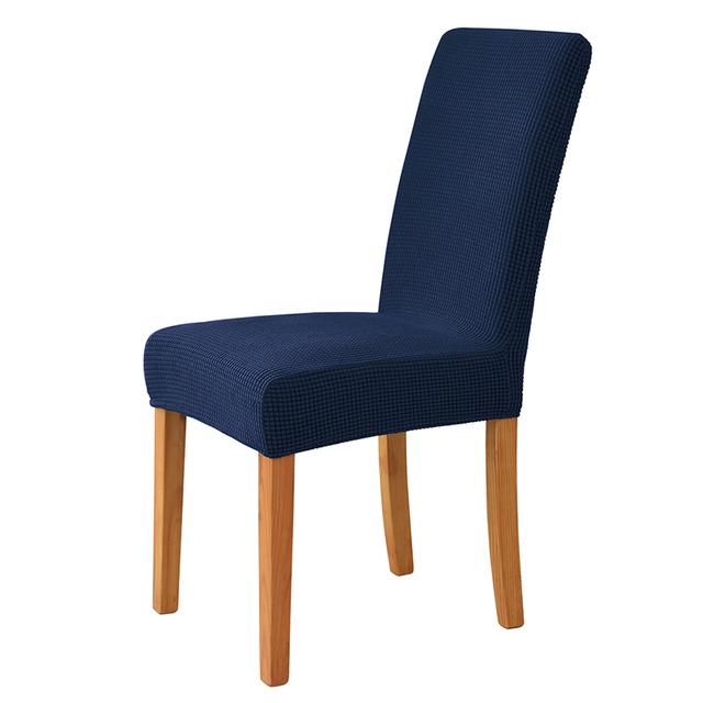 Shiny Fabric Chair Cover Used For Dining Room Kitchen Wedding Banquet Event Spandex Elasticized Chair Covers Exquisite New Home Decor Seat Case