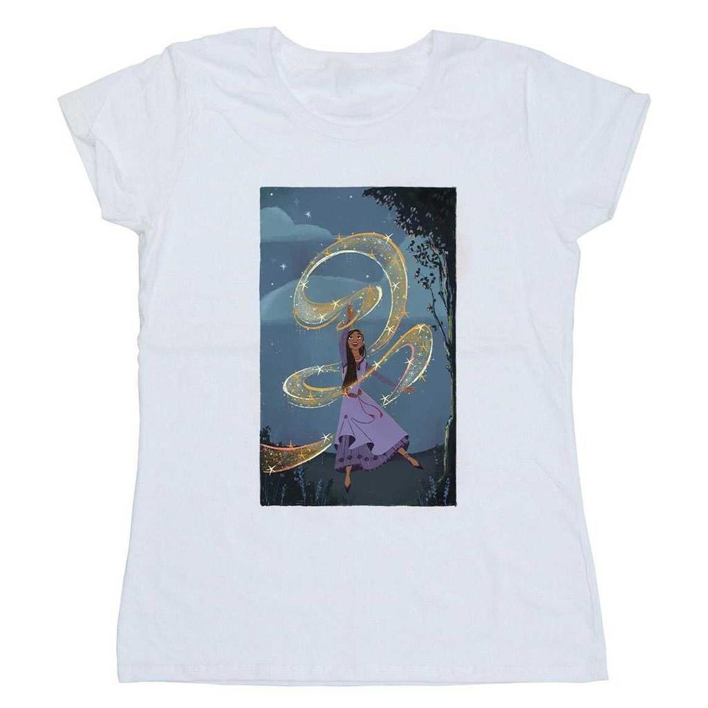 Wish Womens/Ladies Sparkle Scenery Cotton T-Shirt