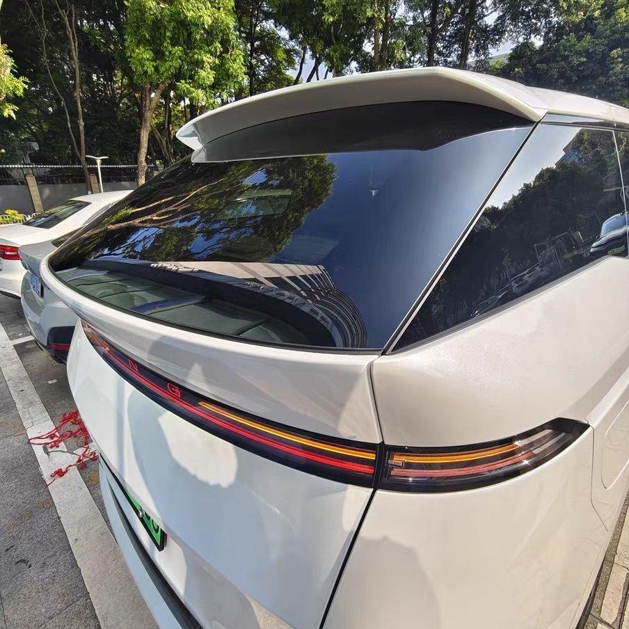 XPeng X9 Rear Wing Kit: No-Drill Top Wing & Sports Spoiler Installation
