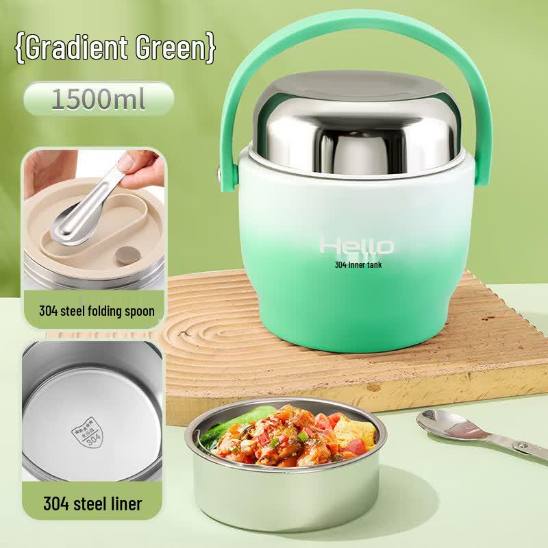 

RuHan Portable 304 Stainless Steel Lunch Box