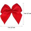 NUOBESTY 180pcs Mini Satin Bows Multicolor Ribbon Bows Sewing Appliques DIY Crafts Making Hair Clip Present Wrapping Scrapbooking Decoration
