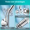Shower Holder Adjustable Shower Head Holder Nozzle Handheld Holder Punch-Free Multi Angle Rotation Shower Bracket