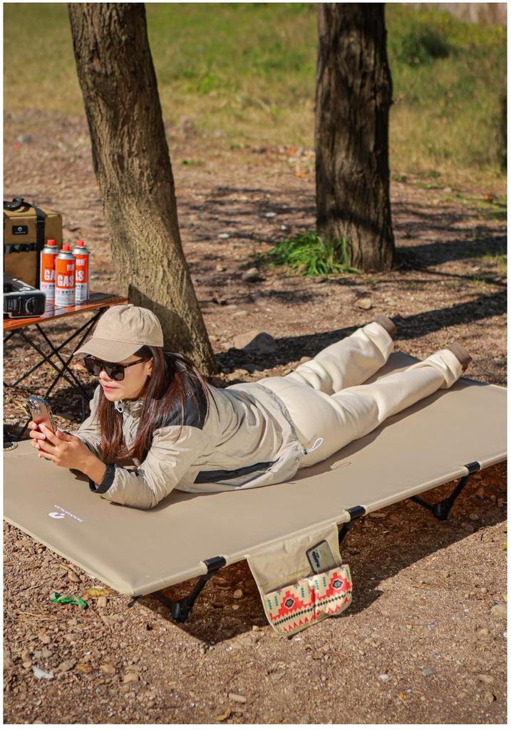 Ultra-Lightweight Folding Aluminum Camping Bed – Extra Wide for Tents & Outdoor Adventures