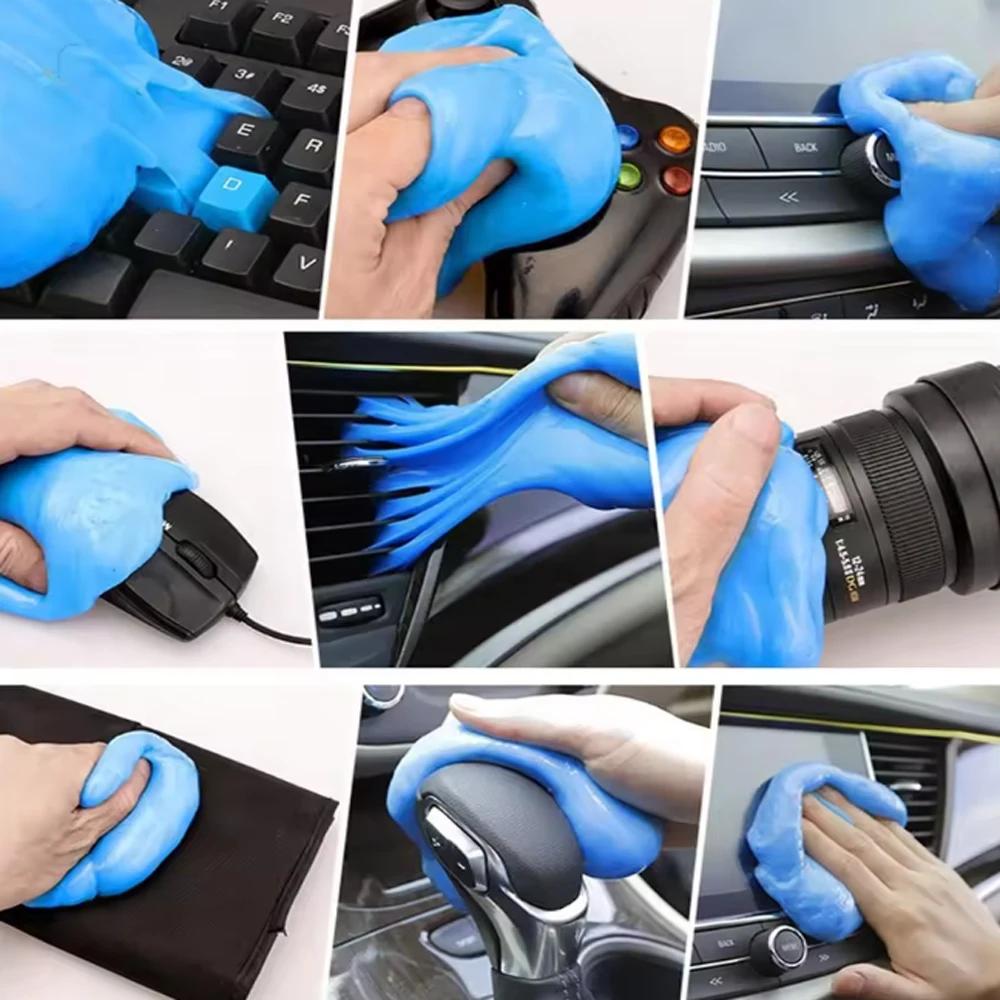 1 buc. Gel de îndepărtare a prafului de înaltă eficiență pentru interiorul mașinii Curățare noroi magice universal pentru uz casnic tastatură instrument de curățare a biroului Accesorii auto