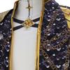 Kids Kpop Idol Huntrix Rumi Cosplay Costume Black And Gold Uniform Set For Girls Halloween Hunters Role-Playing Carnival Outfits