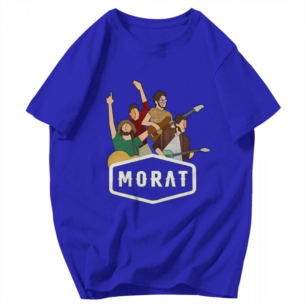 Men T Shirt Rock Band Morat Album Vintage Gifts Y2K Graphic Anime Unisex Clothes T Shirts
