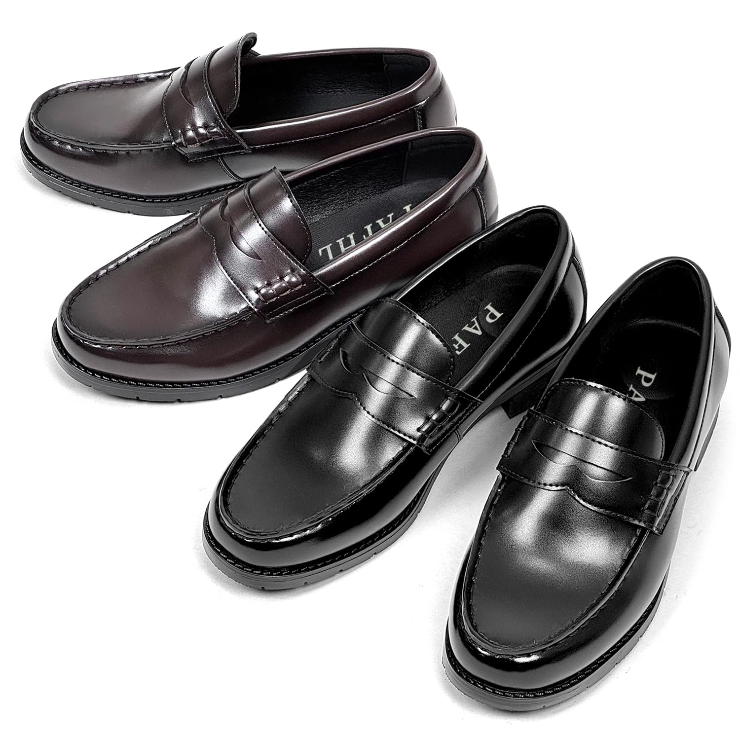 

Лоферы для девочек и студентов школьные антибактериальные и с эффектом памяти 3 см cm2412 [PAFHL] студенты, мальчики, обувь, обувь, легкие, высококачественные чёрный