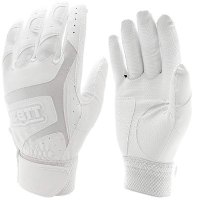 Batting Gloves for High School Both Bg679hs White L [ZETT] Students, Hands, (1100) (26-27cm)