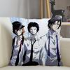 Musife Custom Bungo Stray Dogs Pillowcase Home Decoration 45X45Cm Zipper Square Pillowcase Throw Pillow Cover Drop Shipping 1215