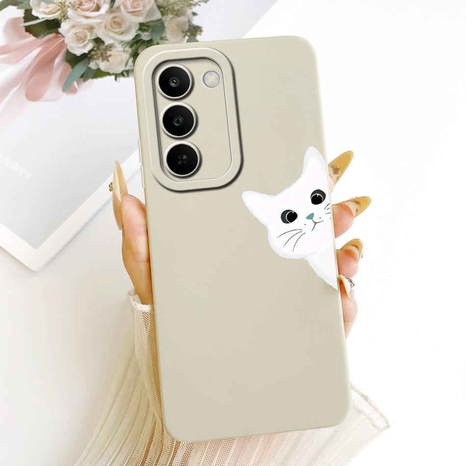 Für Realme C83 Niedliche Katze Blume Cartoon Handyhülle Für Realme C83 C 83 5G Weiche Silikonhüllen Stoßfänger