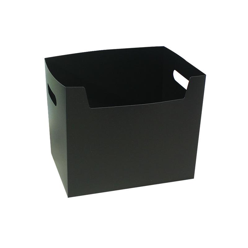 Collapsible Plastic Desktop Organizer Box for Books & Stationery