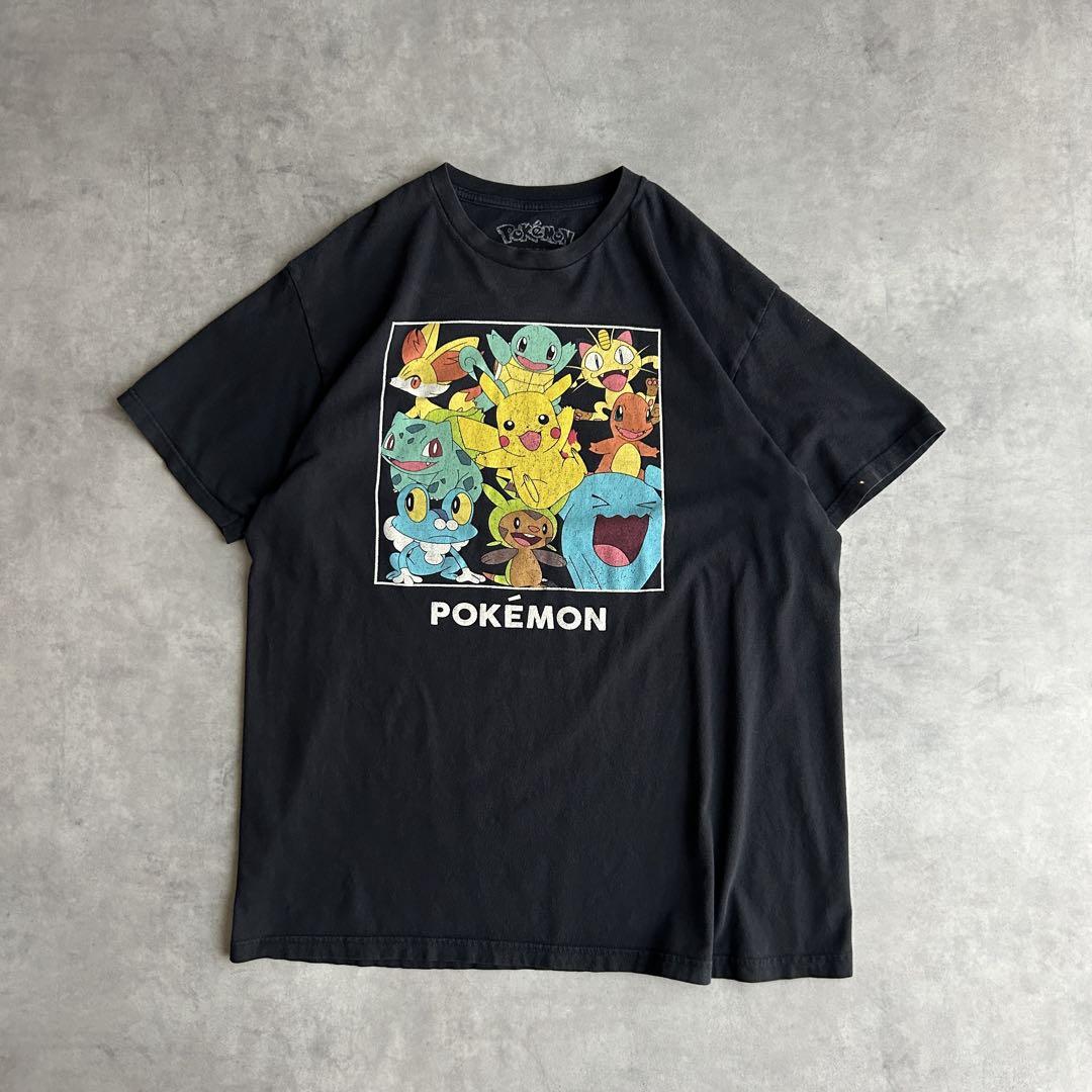 

[USED] Pokémon Character Print T-Shirt, Starter Pokémon, First and Sixth Generation
