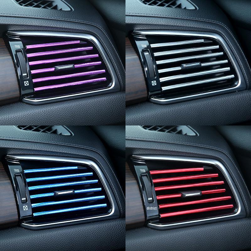 Universal Car Interior Chrome Decorative Strip for Air Vents