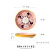 Flower Binaural Bowl Household Instant Noodle Bowl with Lid Soup Bowl Ceramic Tableware Soup Bowl Salad Bowl
