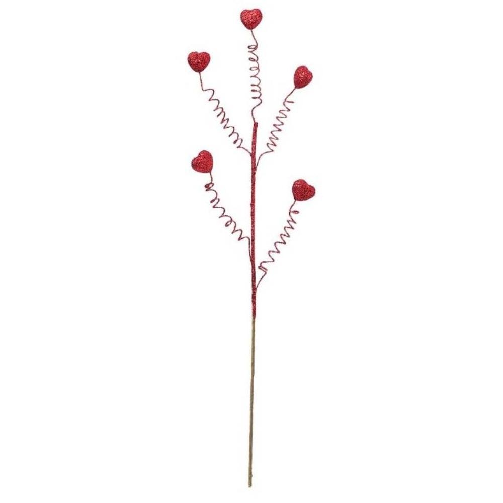 Romantic Heart Bouquet Branch Anti-splash Water Handicraft Artificial Twig Cutting Resin Creative