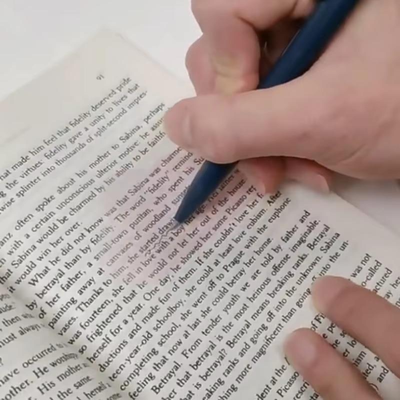 30/50sheets Light Color Transparent Pearlescent BOPP Sticky Notes Notebook Reading Highlights Label Writable Sticker To Do List Tab