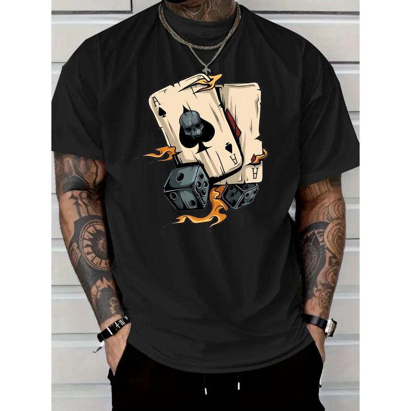 Unisex T-shirt with intricate skull and mechanical designs. S