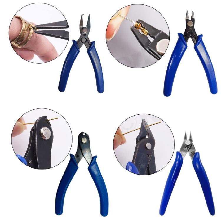 4pcs Precision Beading Tool Jewelry Pliers Set for Beadwork and Jewelry Design
