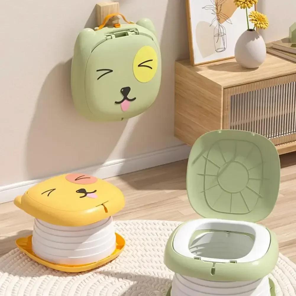 Portable Potty For Toddler Travel Foldable Potty Training Toilet For Car Camping Indoor Outdoor Bathroom For Baby Kids Children