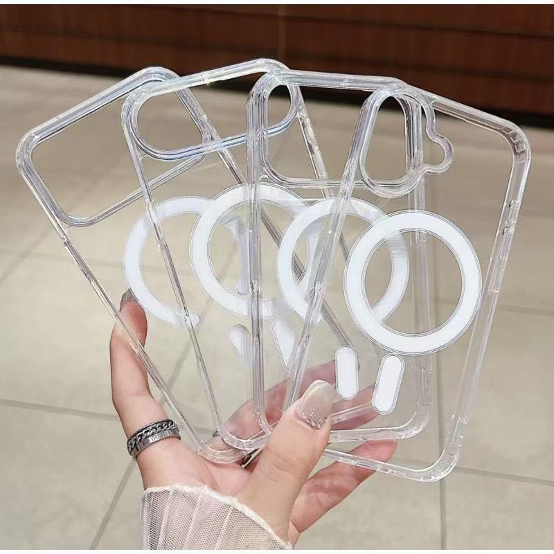 Acrylic Magnetic Phone Case for iPhone 13/14 Pro/17/17 Pro Max