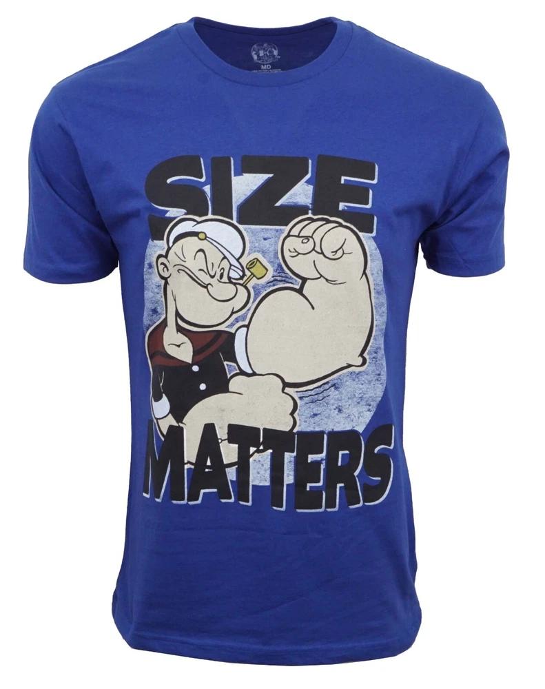 Popeye Size Matter Unisexs T Shirt S