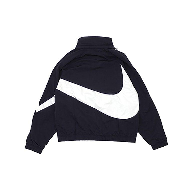 Nike Veste demi-zip avec grand Swoosh Vestes pour hommes Noir AJ1404-010