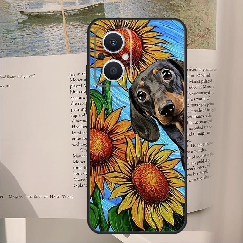 Dachshund Dog Animal Cover For OPPO Reno 13F 11F 12F 14F 11 12 13 14 Pro 7 8 Lite OPPO Find X6 X5 X8 X9 Pro Case