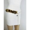 Sexy Leopard Print Plush Waist Chain Rhinestone Decorative Hot Girl Belt Light Asian Wear Belt