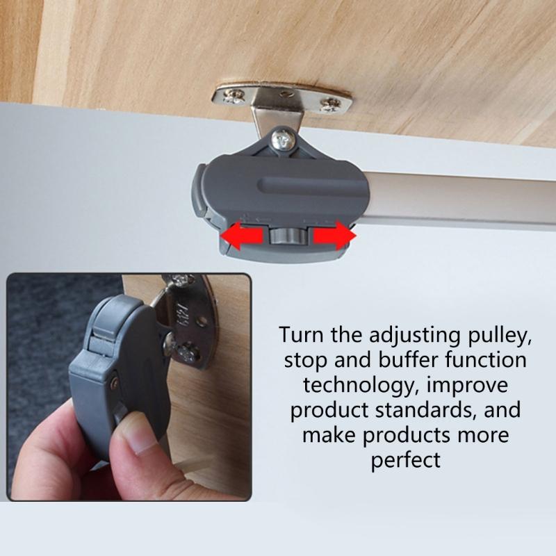 Heavy Duty Zinc Buffers Mechanism Hydraulic Support Rod For Cabinet Door Noise reductions Technology Upgrades Tool