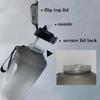 2.3L 3.8L Motivational Leakproof Water Bottle Sport Fitness Gym Outdoor Travel Kitchen Cups Jugs