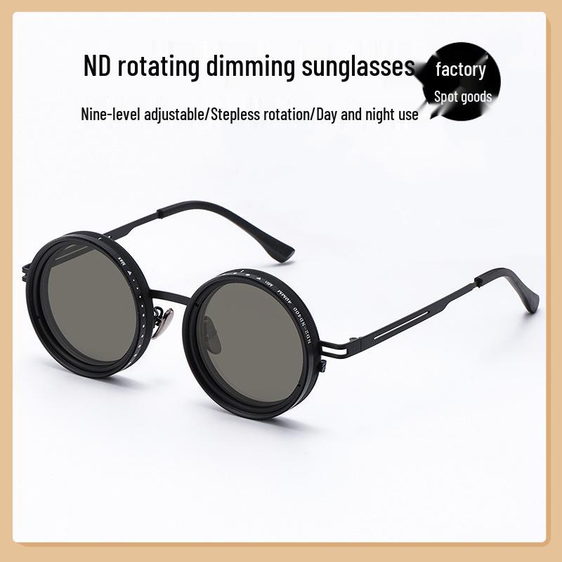 ND9 Adjustable Light Reduction Polarized UV Protection Sunglasses for Fishing
