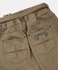 BADBLOOD Destroyed Raw-Edge Joggers - Dark Tan