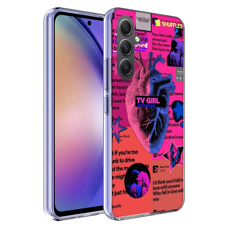 TV Girl Album Phone Case for Samsung A55 A35 A25 A15 A07 A05S A16 A17 A26 A36 A37 A56 A57 Galaxy Note 20 10 A50S A71 A51 A31 A30