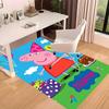 Custom personalization Peppa Pig Print Area Rug - Soft, Washable Non-Slip Indoor Mat,Living Room,Home&Office Decorative Rug