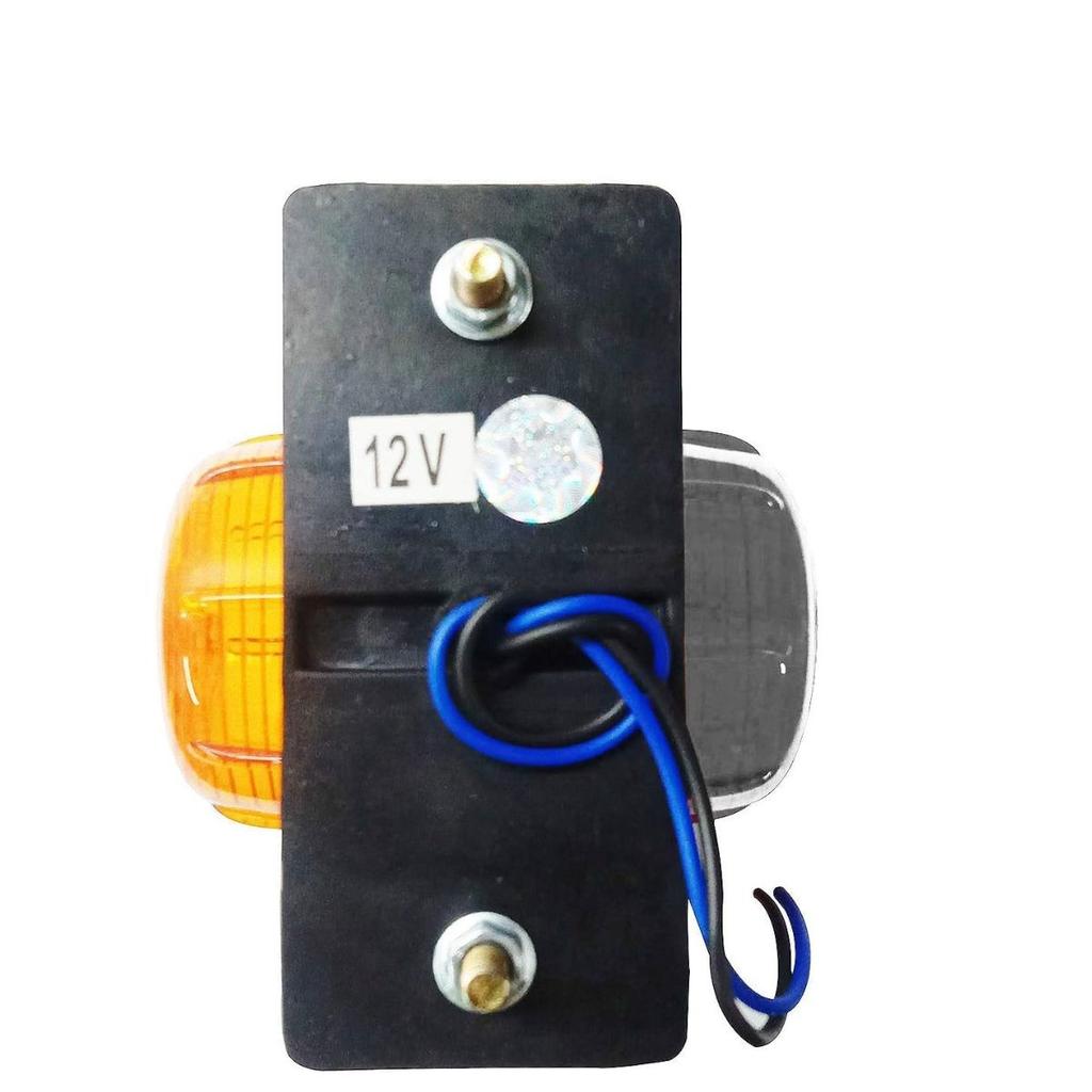 Pair of Outline Marker Light Suitable for Case IH Industrial International 3200 32 84 85 95 74 4200 Utility Series - Amber/Clear