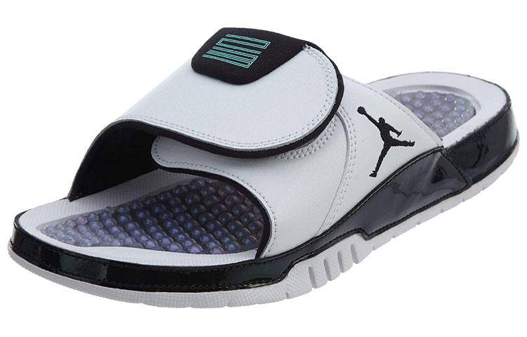 Jordan Hydro11 Chameleon Abrasion Resistant Slide Slippers Men's Black White Aa1336-117