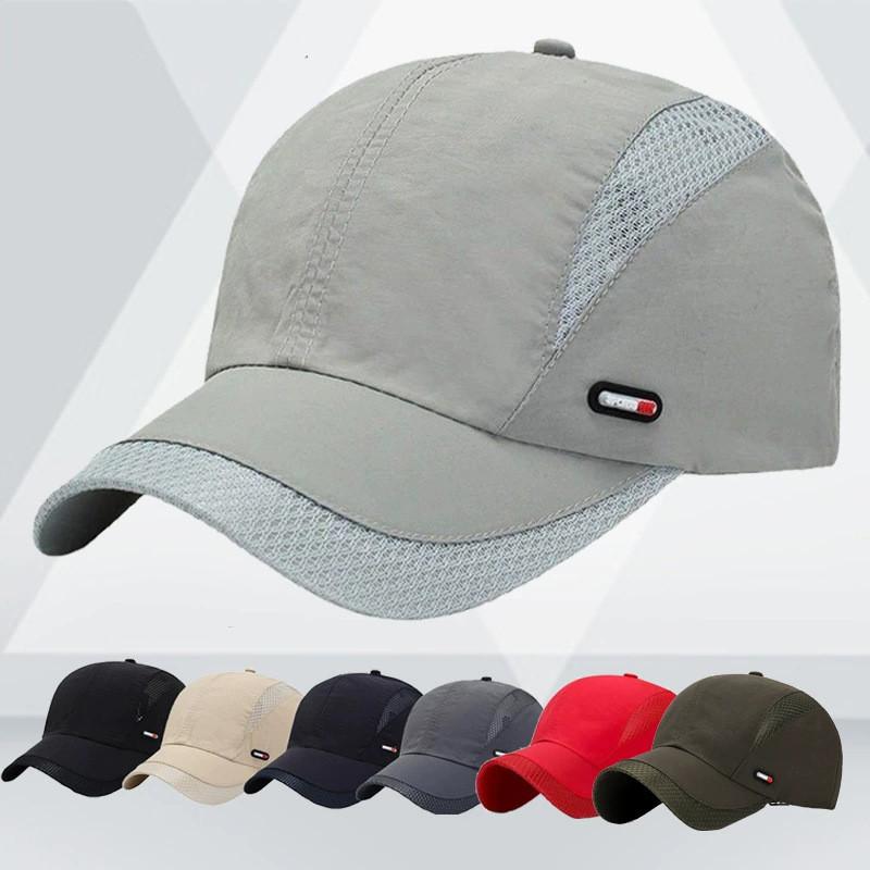 Modern Summer Baseball Cap With Breathable Polyester For Mens Outdoor Sun Protection