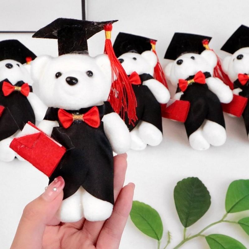 Graduated Bear Figure Bachelor Clothes Doll Master Foam Doctor Bear Doll Classmate Graduation Season Gift