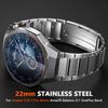 Bracelet en Acier Inoxydable 22mm pour Huawei Watch GT6 5 Pro 46mm Watch 5 4 Bracelet à Ajustement Rapide pour Amazfit Balance 2 1 OnePlus Watch 3